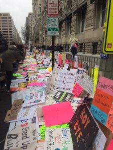 Mess left behind after Women's March